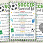 Soccer Survival Kit Gift Tags Editable Template, Soccer Player Team Gift Idea, Kids School Sports, Snack Treat Tags, Coaches Game Day