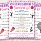 Cheer Survival Kit Gift Tags Editable Template, Cheerleader Gift Idea, Dance Cheer Squad Team, Cheerleading Tryouts, Team Appreciation