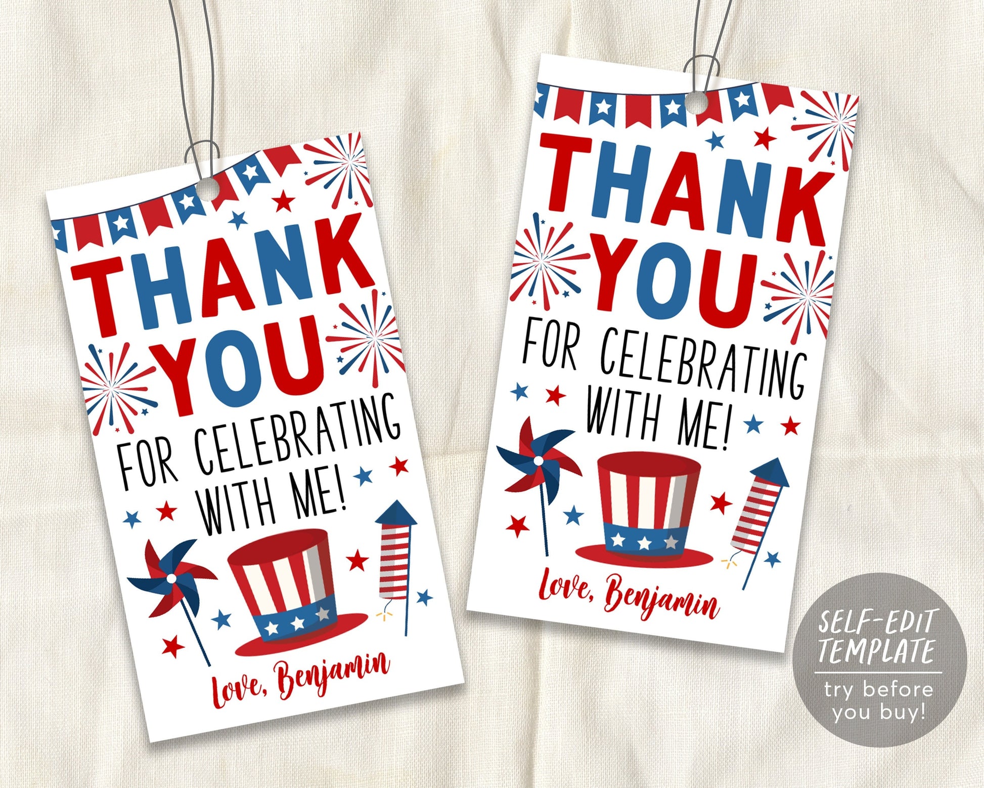 4th Of July Birthday Party Thank You Tags Editable Template, Patriotic – Puff Paper Co 4th-of-july-birthday-party-thank-you-tags-editable-template-patriotic-puff-paper-co