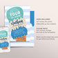 Ice Cream Birthday Party Invitation Editable Template, I Scream You Scream We All Scream Four Ice Cream Truck 4th Birthday Boy Summer Invite