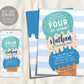 Ice Cream Birthday Party Invitation Editable Template, I Scream You Scream We All Scream Four Ice Cream Truck 4th Birthday Boy Summer Invite