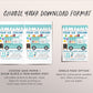 Ice Cream Truck Invitation Editable Template, I Scream You Scream We All Scream Four Ice Cream 4th Birthday Party, Unisex Boy Invite Evite