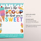 Here's The Scoop Ice Cream Gift Card Holder Editable Template, Last Day of School End Of School Gift, Teacher Staff PTO PTA Appreciation