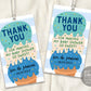 Ice Cream Baby Shower Favor Tags Editable Template, Thank You Baby Sprinkle Gift Tag Printable, Summer Here's The Scoop Instant Download