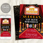 Red Carpet Movie Night Ticket Birthday Invitation Editable Template, Hollywood Star VIP Pass Glam Party Popcorn Invite, 16th Birthday