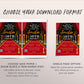 Red Carpet Birthday Invitation Editable Template, Adult VIP Hollywood Party Invite, Movie Star Glam Party, 50th 60th Birthday Gold Black Red