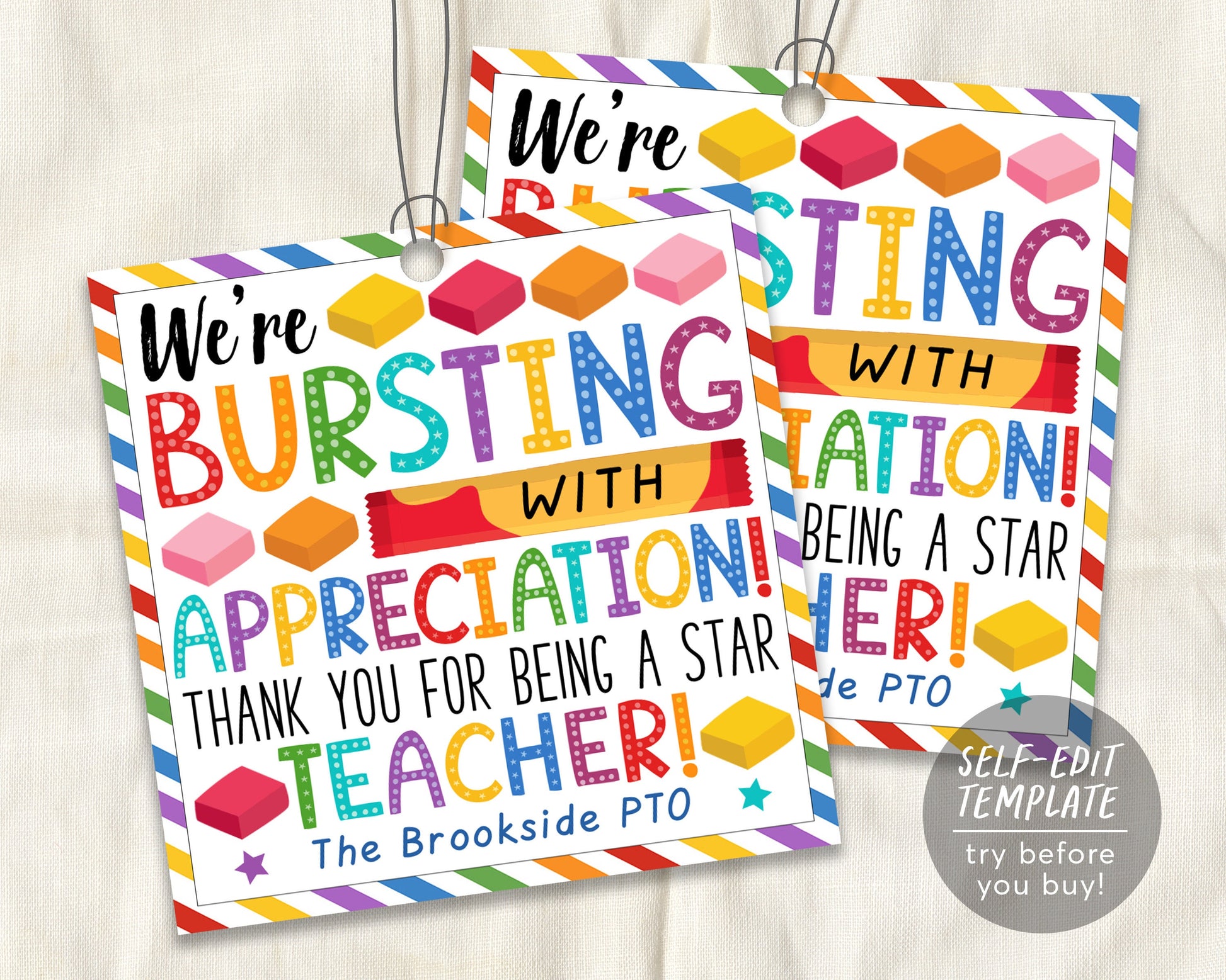bursting-with-excitement-teacher-appreciation-gift-tag-editable-templa-puff-paper-co for Starburst Teacher Appreciation Free Printable Bursting With Excitement Teacher Appreciation Gift Tag Editable Templa – Puff Paper Co for Starburst Teacher Appreciation Free Printable
