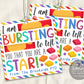 Bursting To Tell You Are A Star Gift Tag Editable Template