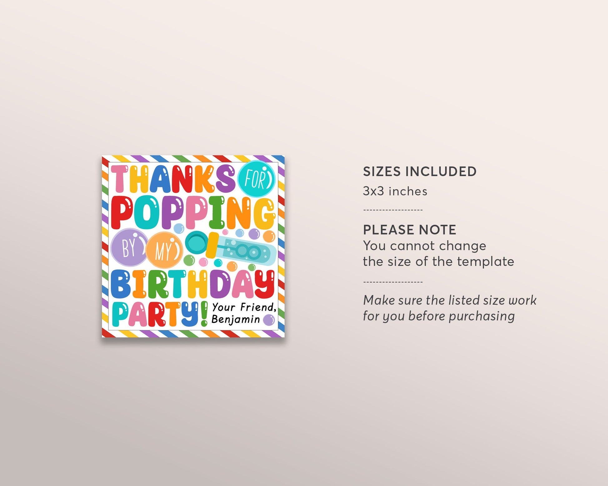 Thanks For Popping By Birthday Party Favor Tags Editable Template, Kid – Puff Paper Co thanks-for-popping-by-birthday-party-favor-tags-editable-template-kid-puff-paper-co