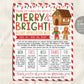Holiday Theme Teacher Staff Appreciation Week Itinerary Flyer Editable Template