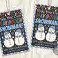 Make Your Own Play Dough Snowman Gift Tags Editable Template