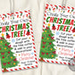 Create Your Own Christmas Tree Gift Tags Editable Template
