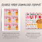 Valentines Muffin Gift Tags Editable Template, We Would Be Muffin Without You Favor Treat Tag Staff Teacher Thank you Appreciation Co-Worker