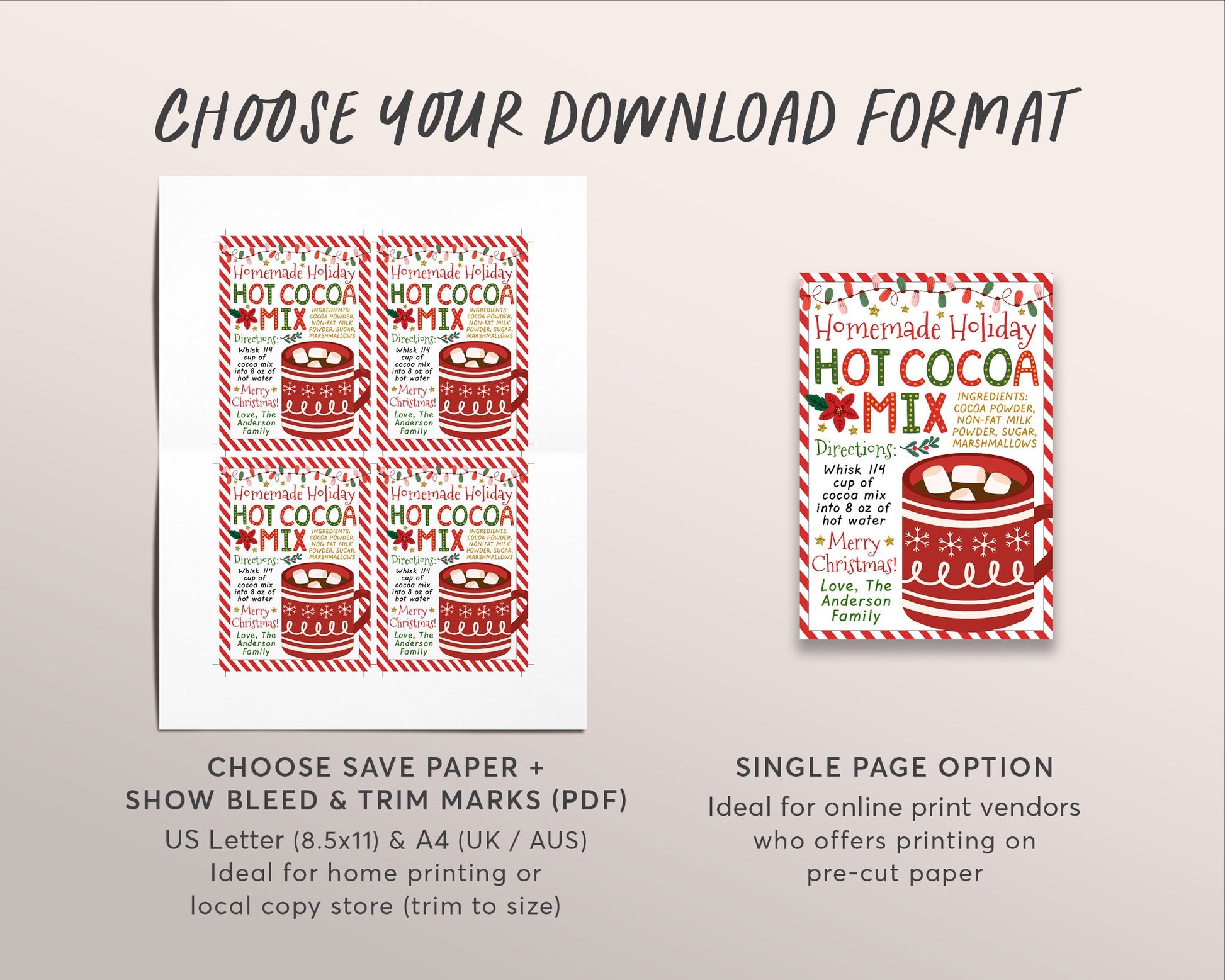 Hot Cocoa Christmas Gift Tag Editable Template, Holiday Hot Chocolate – Puff Paper Co hot-cocoa-christmas-gift-tag-editable-template-holiday-hot-chocolate-puff-paper-co