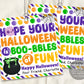 Happy Halloween Bubble Boo-bble Favor Tags Editable Template, Kids Non-Candy Preschool Bubbles Classroom Gifts From Teacher Classmate Friend