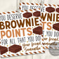 Brownie Favor Tags Editable Template, You Deserve Brownie Points, Employee Volunteer Friend Staff Thank You Appreciation Tag DIY Printable