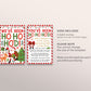 We've Been Ho Ho Ho'd Christmas Game Editable Template, I've Been Jingled Labels Printable, Santa Sign Instructions, Holiday Party Games
