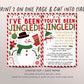 We've Been Jingled Coworker Game Editable Template, You've Been Jingled, Snowman Christmas Sign Instructions, Holiday Office Game Desktop