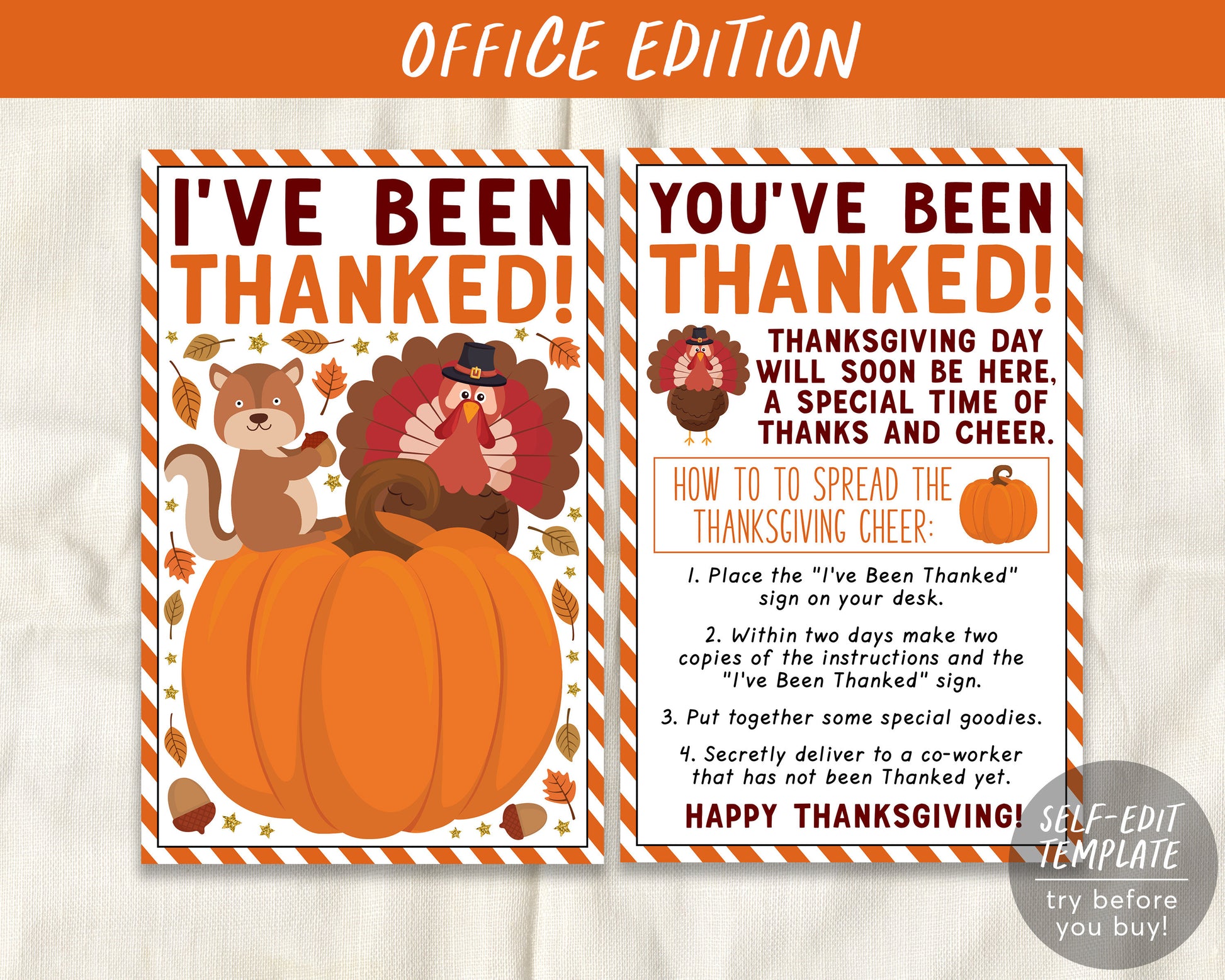 i-ve-been-thanked-coworker-game-editable-template-you-ve-been-thanked-puff-paper-co for Thanksgiving Thank You Cards Free Printable I've Been Thanked Coworker Game Editable Template, You've Been Thanked – Puff Paper Co for Thanksgiving Thank You Cards Free Printable