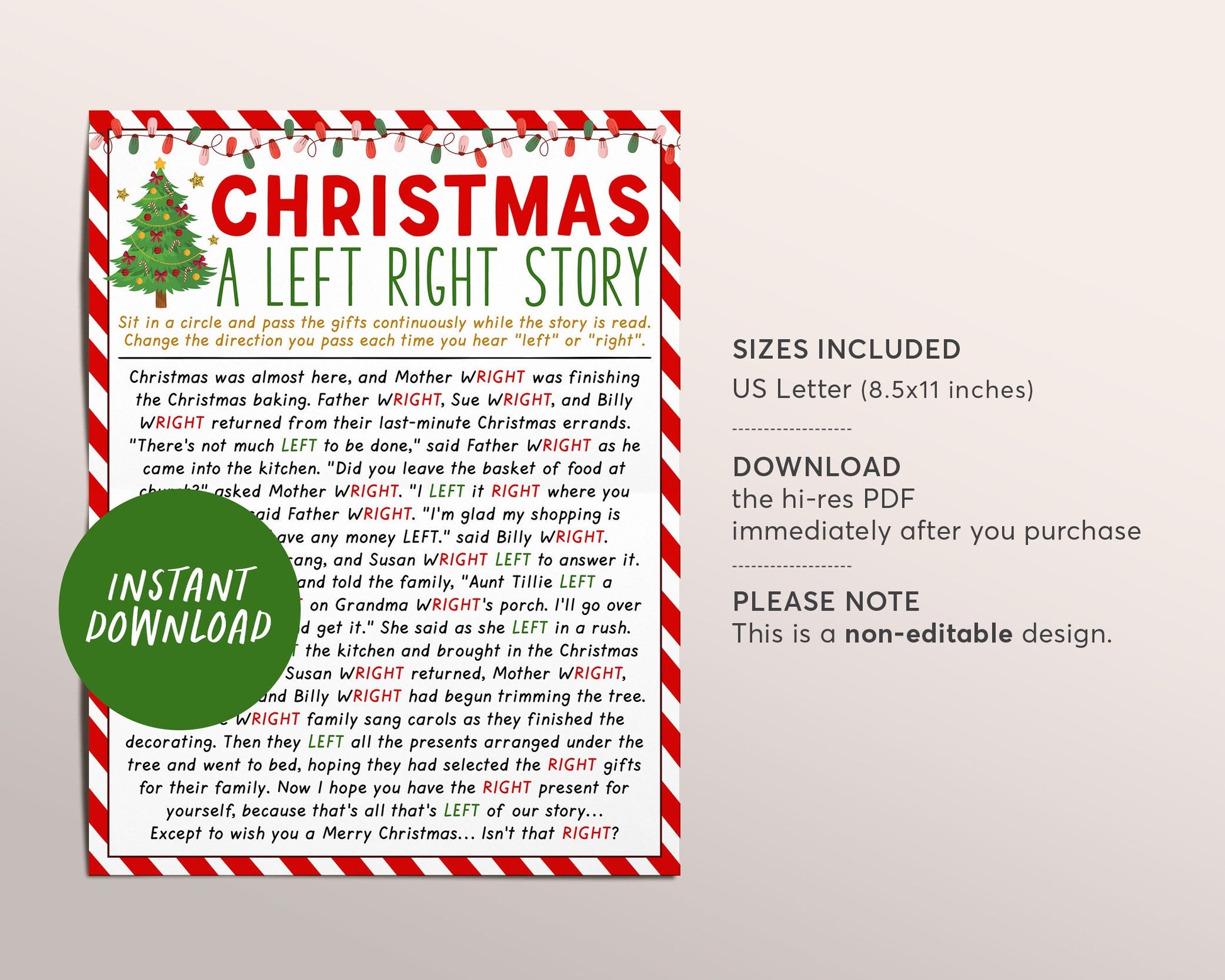 Christmas Left Right Game, Left Right Story Pass the Gift Exchange Gam – Puff Paper Co christmas-left-right-game-left-right-story-pass-the-gift-exchange-gam-puff-paper-co