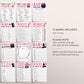 A Baby is Brewing Halloween Baby Shower Games Package Bundle Editable Template, Pink Witch Baby Sprinkle, Girl 12 Shower Games Printable DIY
