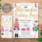 Nutcracker Birthday Party Invitation Editable Template