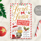 Secret Santa Gift Tags Editable Template, Christmas Santa Claus Special Delivery Gift Exchange Printable Favor Tags, Holiday Party Favor