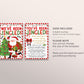 We've Been Jingled Christmas Game Editable Template, You've Been Jingled Labels Printable, Santa Sign Instructions, Neighbors Holiday Party