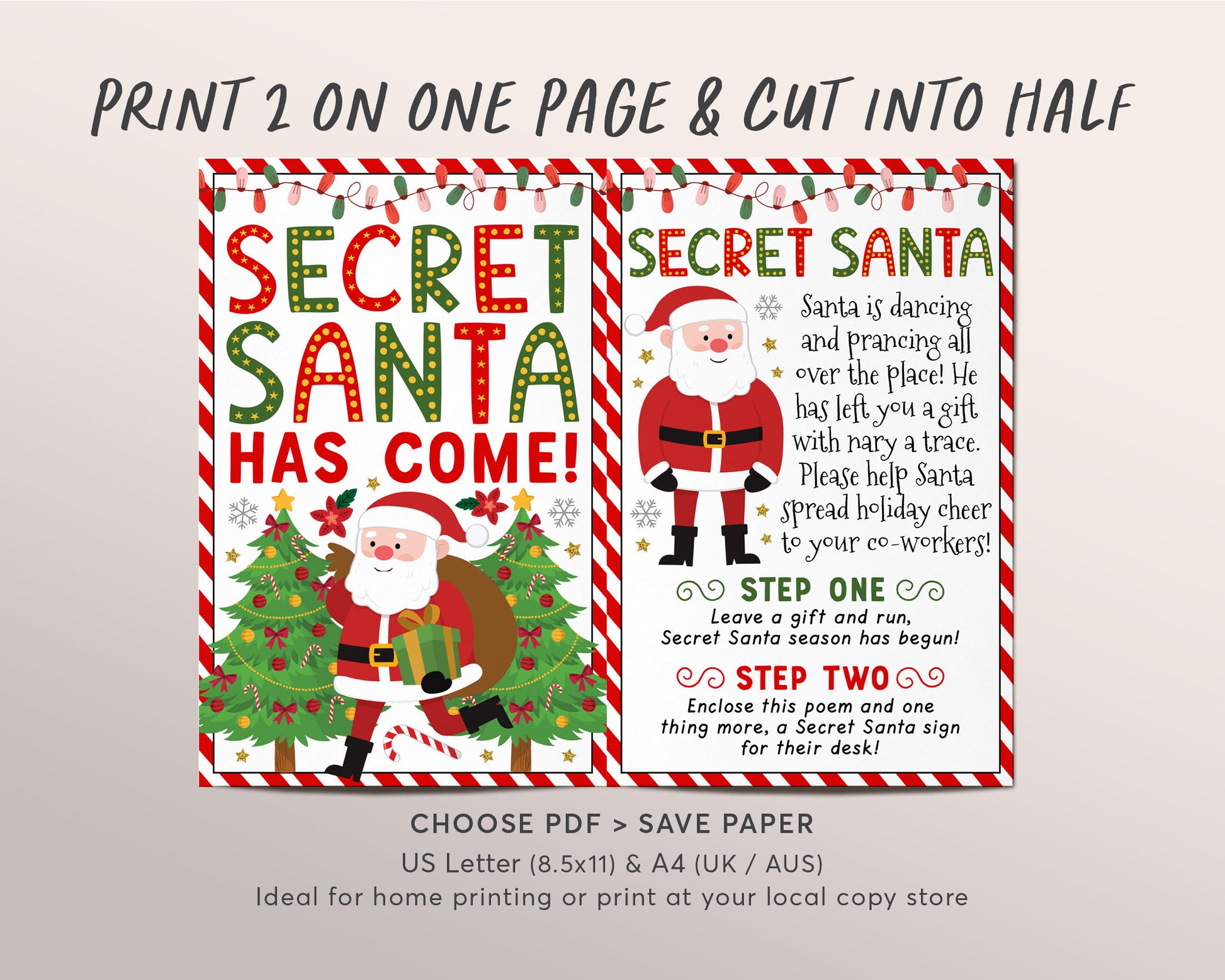 Secret Santa Coworker Office Christmas Game Editable Template, Santa G – Puff Paper Co secret-santa-coworker-office-christmas-game-editable-template-santa-g-puff-paper-co