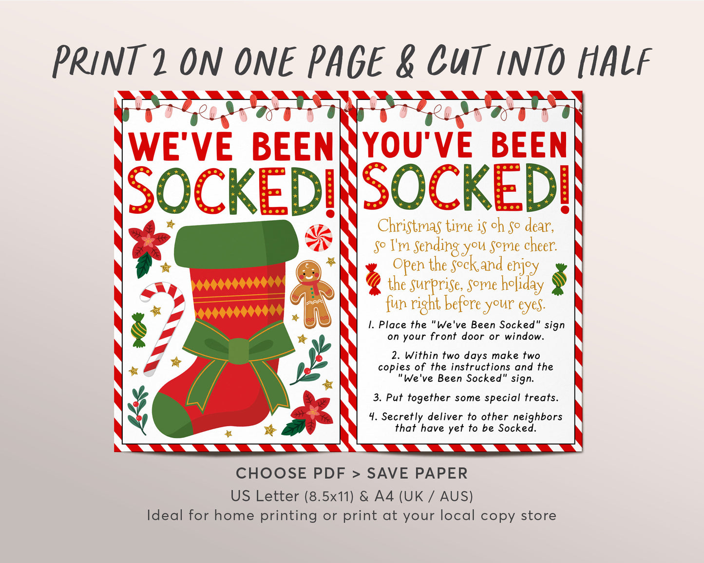 We've Been Socked Christmas Game Editable Template, You've Been Elfed, – Puff Paper Co we-ve-been-socked-christmas-game-editable-template-you-ve-been-elfed-puff-paper-co