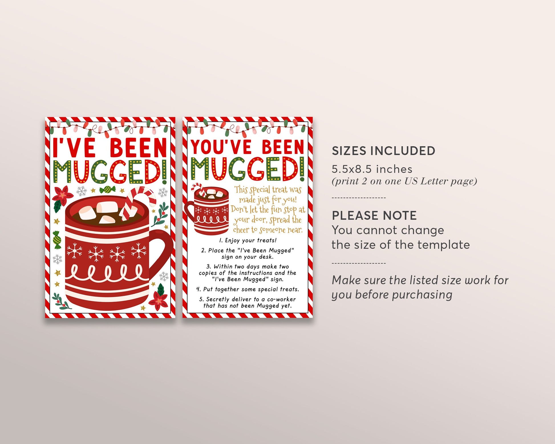 We've Been Mugged Christmas Coworker Office Party Game Editable Templa – Puff Paper Co we-ve-been-mugged-christmas-coworker-office-party-game-editable-templa-puff-paper-co