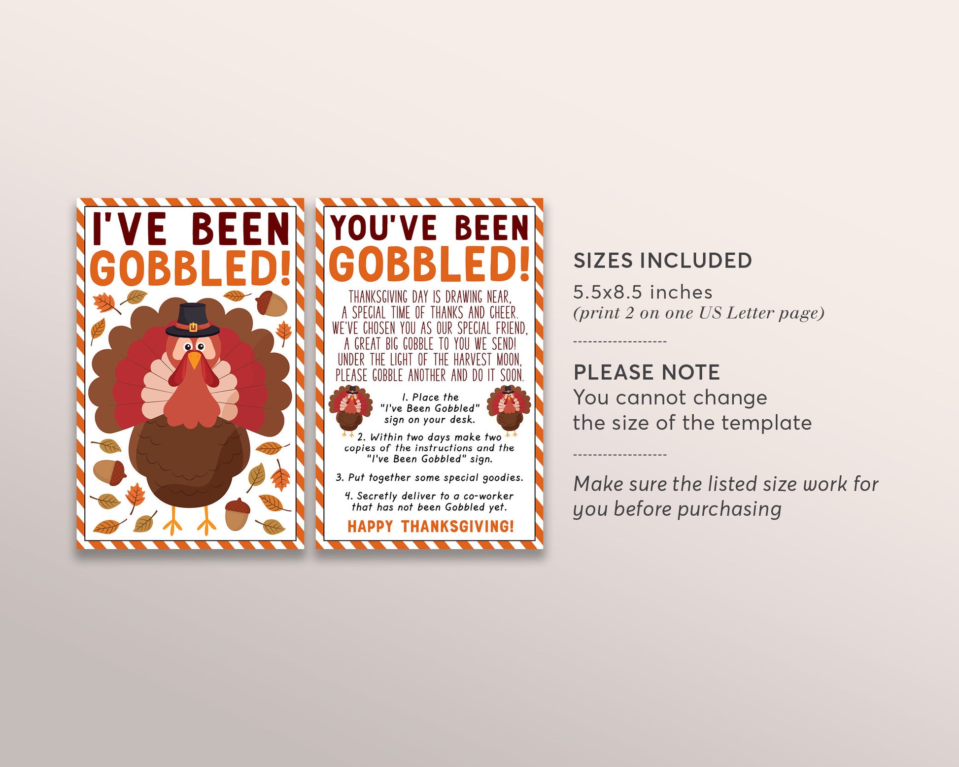 I've Been Gobbled Coworker Game Editable Template, You've Been Gobbled – Puff Paper Co i-ve-been-gobbled-coworker-game-editable-template-you-ve-been-gobbled-puff-paper-co