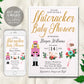 Nutcracker Girl Baby Shower Invitation Editable Template