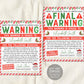 Christmas Eve Box Kit MEGA BUNDLE Editable Template, Official Letter To And From Santa, Wishlist Naughty Nice List Certificate Wish List