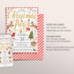 Christmas Party Invitation Editable Template, Holiday Party Santa Invite For Kids And Adults Invite Evite Printable, Festive Work Party DIY