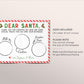 Cookies and Milk for Santa Placemat Editable Template, Dear Santa Cookie Tray Place Mat Printable, Santa Reindeer Treats, Christmas Activity