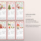 Christmas Giving Tree Gift Tag BUNDLE Editable Template, Donation Slip With Santa Elf Printable, Charity Community Event Church School DIY