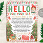Hello Letter from Elf Editable Template, BOY OR GIRL Elf Arrival Note, First Time New Elf Visiting Letter, Christmas Welcome Letter Activity