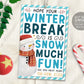 Christmas Gift Tags Editable Template