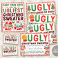 Christmas Ugly Sweater Party Decorations BUNDLE