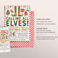 Calling All Elves Party Invitation Editable Template, Elf Christmas Holiday Invite For Kids, Elfin Good Time Printable, Instant Download