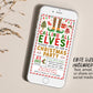 Calling All Elves Party Invitation Editable Template, Elf Christmas Holiday Invite For Kids, Elfin Good Time Printable, Instant Download