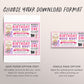 Movie Ticket Birthday Invitation Editable Template, Pink Cinema Movie Night Birthday Party Invite For Kids Printable, Pop On Over Sleepover
