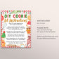 Christmas DIY Cookie Kit Instructions Card Editable Template, Xmas Holiday Cookie Decorating Party Kit Gift Tag Printable, Winter Activity