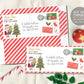 Santa Envelope Letter from Santa Editable Template, Printable Envelope Personalized Address Dear Santa Letter Kit, Letter From North Pole