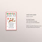 Magical Reindeer Food Tag Editable Template, Christmas Magic Reindeer Favor Bag Topper Labels Printable, Christmas Eve Traditions Box School