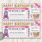 Surprise Weekend Getaway Voucher Editable Template