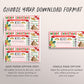 Mexico Trip Ticket Boarding Pass Editable Template, Christmas Surprise Travel Vacation Airline Ticket Gift Certificate Holiday Reveal Beach