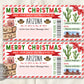 Arizona Trip Ticket Boarding Pass Editable Template