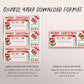 Christmas Volleyball Camp Gift Ticket Editable Template, Surprise Training Camp Sports Game Voucher Skills Clinic Coupon Holiday Certificate